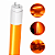 CTB LAMPADA TUBO LED T8 9W LARANJA 60CM LIGAÇÃO 1 LADO - Imagem 1