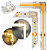 Kit 5 Conectores 90° para Fita LED 10mm COB ou SMD - Imagem 2