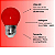 OPUS - LÂMPADA MINI BULBO LED, 3W, VERMELHA, 270lm, E27, G45, BIVOLT - Imagem 3