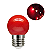 OPUS - LÂMPADA MINI BULBO LED, 3W, VERMELHA, 270lm, E27, G45, BIVOLT - Imagem 1
