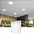 Painel Plafon Embutir Quadrado Recuado Led 18w Bivolt 4000k - Imagem 2
