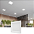 Painel Plafon Embutir Quadrado Recuado Led 18w Bivolt Opus 3000k - Imagem 1