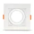 HEVVY - LUMINARIA EMBUTIR RECUADO QUADRADA MR11, 1xGU10, POT.: MÁX. 40W, ABS, BRANCO - Imagem 1