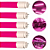 Kit 6 Lâmpadas Tubo Led Colorida T8 18w Rosa Bivolt Decoração - Imagem 1