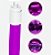 Kit 6 Lâmpadas Tubo LED T8 9W 60cm Roxo Plástico Ligação 1 Lado - Imagem 1