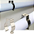 Abraçadeira T8 Média para Lâmpada Tubular LED - Imagem 2