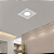 Luminaria De Embutir Face Plana Quadrada Par30 Direcionavel Abs Cor Branco - Imagem 5