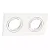 Luminária Embutir Face Plana Retang Par20 Abs Branco - Imagem 1