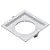 Luminária Spot Led Quadrado Recuado Embutir PAR30 E27 Branco - Imagem 1