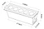 Luminária Embutir Retangular Powerus 5LEDS 10W 3000K 900lm 38° IRC>90 Bivolt Branco - Imagem 3