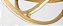 Pendente Led Axis 46W 3000K 1080lm Dourado Bivolt - Imagem 5