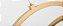 Pendente Led Axis 46W 3000K 1080lm Dourado Bivolt - Imagem 4