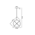 Pendente Led Axis 46W 3000K 1080lm Dourado Bivolt - Imagem 2