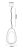 Pendente Oval Vidro Leitoso Ate 40w E27 Bivolt Cor Cobre - Imagem 5