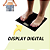 Balança Corporal Digital até 180kg (PROMOÇÃO) Com Vidro Temperado + Bateria - Imagem 2