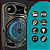 Caixa De Som Amplificada 2200w Bluetooth + Microfone - Imagem 3