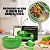 Kit Multifuncional de Cozinha - Cortador, Ralador e Descascador de Legumes e Vegetais com Armazenamento Prático - Imagem 4