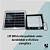 REFLETOR SOLAR TLED 40W - BRANCO FRIO - Imagem 2