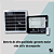REFLETOR SOLAR 150W 6500K - BRANCO FRIO - Imagem 4