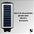 LUMINÁRIA SOLAR DE POSTE TLED 150W 6500K - BRANCO FRIO - Imagem 6