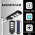 LUMINÁRIA SOLAR DE POSTE TLED 100W 6500K - BRANCO FRIO - Imagem 2