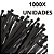 Abraçadeira de Nylon Enforca Gato Preta 2,5x150mm - Pacote com 1000 Unidades - Imagem 2
