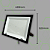 REFLETOR SLIM DE LED TLED 800W 6500K - BRANCO FRIO - Imagem 8
