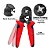 ALICATE CRIMPADOR, DESENCAPADOR E PRENSA TERMINAL TUBULAR HSC8 6-4A - Imagem 7