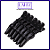 Kit Grampos Clips Crocodilo Jacaré Presilha Para Cabelo  para Modelagem e Penteado Com 6 unidade - Imagem 2