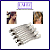 12 Clips Presilha De Bico Pato Metal Crocodilo Grampo Cabelo - Imagem 3