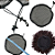 Base Para Confecção De Coque e Rabo De Cavalo com 2 pentes interno - Imagem 1