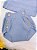 Conjunto Baby Camisa e Tapa Fralda Tricot Meninos Azul - Imagem 3