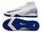CHUTEIRA NIKE AIR ZOOM MERCURIAL SUPERFLAY ELITE TF SOCIETY - BRANCA/AZUL - Imagem 2