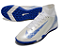 CHUTEIRA NIKE AIR ZOOM MERCURIAL SUPERFLAY ELITE TF SOCIETY - BRANCA/AZUL - Imagem 3