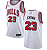 CAMISETA REGATA BASQUETE NBA - BULLS BRANCO/VERMELHO - Imagem 1