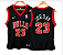 CAMISETA REGATA BASQUETE NBA - BULLS PRETO/VERMELHO - Imagem 1