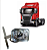 MÁQUINA VIDRO ELÉTRICA CAMINHÃO SCANIA SERIE 4-5 98D ESQUERDA C/ MOTOR ORIGINAL 24V - Imagem 1