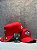Boné Trucker Aba Curva Vermelho - Imagem 1