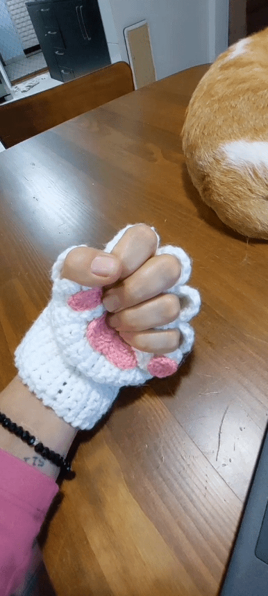 Par de Luvas Patinhas de Gato - Imagem 5