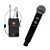 MICROFONE S/ FIO KADOSH DUPLO UHF KDS-W392C - Imagem 2