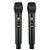 MICROFONE S/ FIO KADOSH DUPLO UHF K402M - Imagem 2