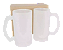 Caneca Chopp Vidro Jateado 475ml - Imagem 1