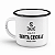 Caneca Esmaltada Café Santa Cecilia - Branca 150ml - Imagem 1
