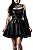 Vestido Courino Preto Misa - Imagem 1