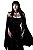 Vestido Longo Veludo Preto Morticia - Imagem 4