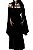 Vestido Longo Veludo Preto Morticia - Imagem 1
