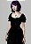Vestido Longo Preto Snow - Imagem 1