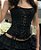 Blusa Espartilho Preto Yuna - Imagem 1