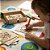Kit Estêncil Desenho Infantil Mdf 17 Moldes E Estojo Brinque Marrom - Imagem 9