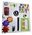 Painel Sensorial Infantil Educativo Placa Busyboard Brinqued Branco - Imagem 1